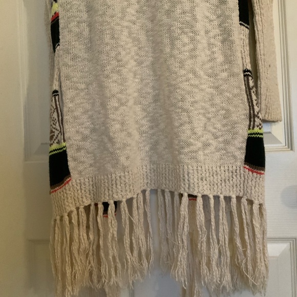 VERA WANG, OPEN CARDIGAN LONG SWEATER. - Picture 8 of 12